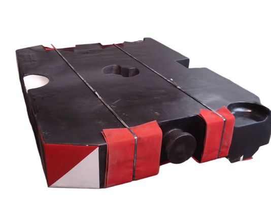 OEM الهندسة المخصصة GG150 الحديد الرمادي 10000Kg الوزن المقابل للآلات الصناعية