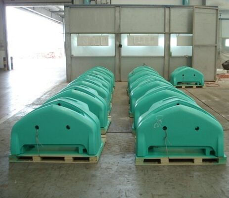 OEM 5 طن قطعة حديدية صلبة مضادة للوزن مع طلاء البرايمر لآلات الغابات