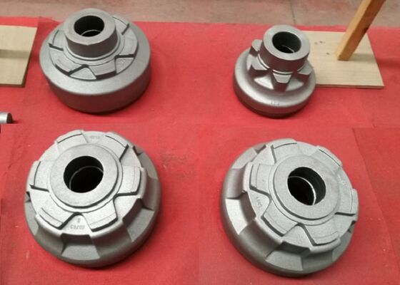 OEM الرمال الصب قطع حديدية للشاحنة الشوكية المحور الخلفي الطلاء النهائي مع الأبعاد الدقيقة