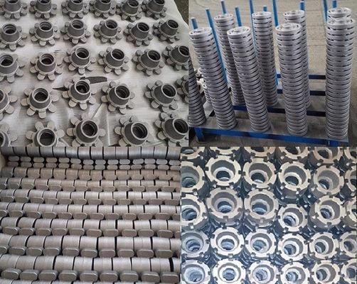 OEM صب الرمل صناعة الحديد معالجة شاحنة شقاق قطع المكبس للآلات الصناعية