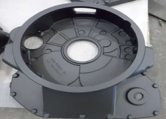 قطع غيار حديد مصبوب بالصب الدقيق من OEM، غلاف دولاب الموازنة بأبعاد دقيقة لآلات البناء