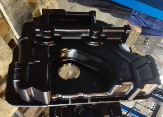 حالة قطع غيار الآلات البناء مع انفجار النار وطحن النهاية