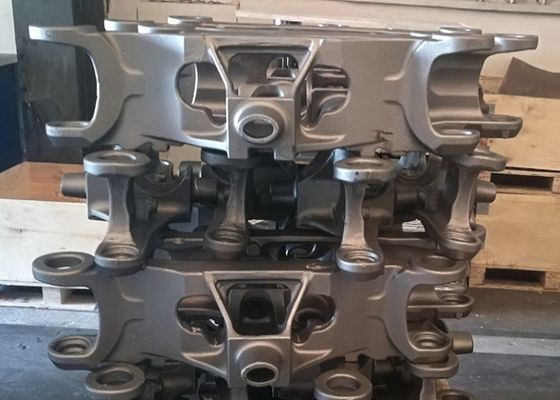OEM الرمل الصب قطع الحديد محور التوجيه موافقة ISO 9000 لآلات البناء
