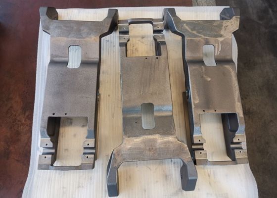 OEM صب الرمال الحديد المرن 68kg أجزاء منصة العمل الجوي للآلات الصناعية