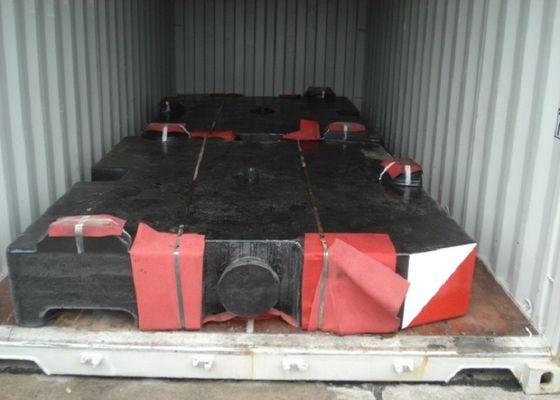 FC250 GG25 HT250 10000kg ثقل موازنة من الحديد الرمادي