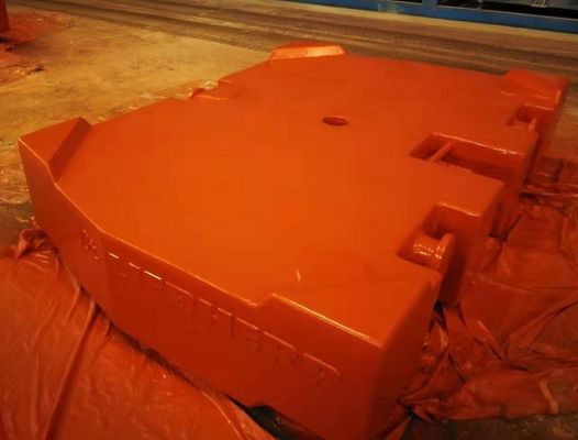 TS16949 Shot Blast Gray Iron 10000kg ثقل موازنة الرافعة