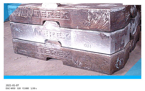 تلميع GG250 كرين فراغ موازنة الحديد الزهر