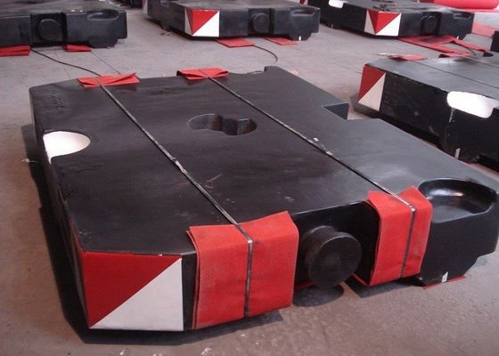 FC250 GG25 HT250 10000kg ثقل موازنة من الحديد الرمادي